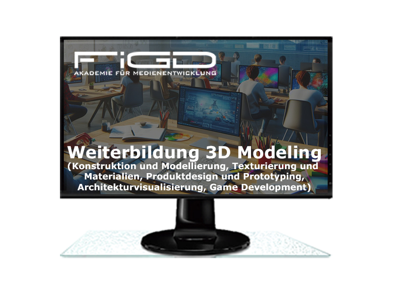 Unser Lernangebot zur Weiterbildung "3D Modeling – Konstruktion, Modeling und Gamedesign" bietet Ihnen die Möglichkeit, eine breite Palette an Fähigkeiten und Kenntnissen im Bereich der 3D-Modellierung und Spieleentwicklung zu erwerben. Im Rahmen dieses Kurses werden Sie folgende Inhalte kennenlernen: -Grundlagen der 3D-Modellierung: Sie werden lernen, wie 3D-Modelle erstellt werden, indem Sie Polygonnetze modellieren, Texturen anwenden und Oberflächenmaterialien definieren. -Modellierungstechniken: Verschiedene Techniken zur Erstellung von 3D-Modellen wie Box-Modeling, Edge-Loop-Modeling, Sculpting und NURBS-Modellierung werden behandelt. -Texturierung und UV-Mapping: Sie werden lernen, wie Texturen erstellt und auf 3D-Modelle angewendet werden, sowie Techniken des UV-Mappings, um Texturen korrekt auf Objekte zu projizieren. -Beleuchtung und Rendering: Grundlagen der Beleuchtung in 3D-Szenen und Techniken des Renderings, um realistische Bilder zu erzeugen, werden vermittelt. -Animation: Eine Einführung in grundlegende Animationstechniken, einschließlich Keyframe-Animation, Rigging und Skinning von Charakteren. -Spieleentwicklung: Sie werden lernen, wie man 3D-Modelle und Animationen für die Verwendung in Spielen erstellt, einschließlich Optimierungstechniken für die Leistung und Integration in Spiele-Engines wie Unity oder Unreal Engine. -Projektarbeit: Praktische Projekte bieten Ihnen die Möglichkeit, das Gelernte anzuwenden und eigene 3D-Modelle und Animationen zu erstellen. -Industriestandards und Trends: Sie erhalten Einblicke in die aktuellen Trends und Standards in der 3D-Modellierung und Spieleentwicklung, um Sie auf den Arbeitsmarkt vorzubereiten. Darüber hinaus können Sie spezifische Themen wie Storytelling, Bildkomposition, fortgeschrittene Rendering-Techniken, Spezialeffekte, Virtual Reality (VR) und Augmented Reality (AR) vertiefen, je nach Ihren individuellen Interessen und Karrierezielen. Unsere Weiterbildung bietet Ihnen ein umfassendes Lernangebot, das Sie auf vielfältige berufliche Möglichkeiten in diesen spannenden Branchen vorbereitet.