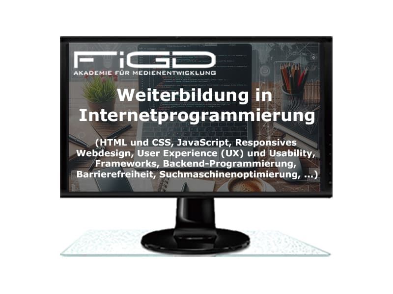 Die Weiterbildung in Internetprogrammierung bietet ein umfassendes Programm, um sich in der digitalen Welt erfolgreich zu positionieren. Von den Grundlagen des Webdesigns bis zu spezifischen Anwendungsbereichen erlangen die Teilnehmer praxisorientiertes Wissen für die Erstellung professioneller und ansprechender Websites. Im Fokus stehen die Kernbereiche HTML5, CSS3 und JavaScript, um die Struktur von Websites zu definieren, ästhetische Designs umzusetzen und interaktive Elemente zu integrieren. Ein Schwerpunkt liegt zudem auf responsivem Webdesign, um sicherzustellen, dass Websites auf verschiedenen Geräten optimal angezeigt werden, sowie auf mobiler Optimierung für eine reibungslose Funktion unterwegs. Die Schulung betont auch die Bedeutung von Benutzerfreundlichkeit und Nutzererfahrung (UX) durch die Analyse und Integration der Nutzerbedürfnisse in das Design. Weiterhin werden Frontend- und Backend-Entwicklung sowie die effiziente Nutzung von Content-Management-Systemen (CMS) wie WordPress behandelt, um flexible und individuelle Websites zu erstellen. Spezialisierungen wie E-Commerce-Webdesign und SEO-optimiertes Webdesign erweitern das Fachwissen für spezifische Anforderungen. Durch praktische Anwendung und Projekte haben die Teilnehmer die Möglichkeit, ihr erworbenes Wissen in realen Webdesign-Projekten zu festigen und ihr Portfolio zu bereichern. Ein Einblick in die Entwicklung von HTML5-Spielen rundet die Weiterbildung ab. Zusätzlich könnten Themen wie Grundlagen der Webentwicklung, Programmiersprachen, Frameworks und Bibliotheken, Datenbanken, Webdesign-Tools und -Techniken, Sicherheit, APIs und Microservices, Deployment und Hosting sowie agile Entwicklung und Zusammenarbeitstools behandelt werden, um ein ganzheitliches Verständnis der Internetprogrammierung zu vermitteln.